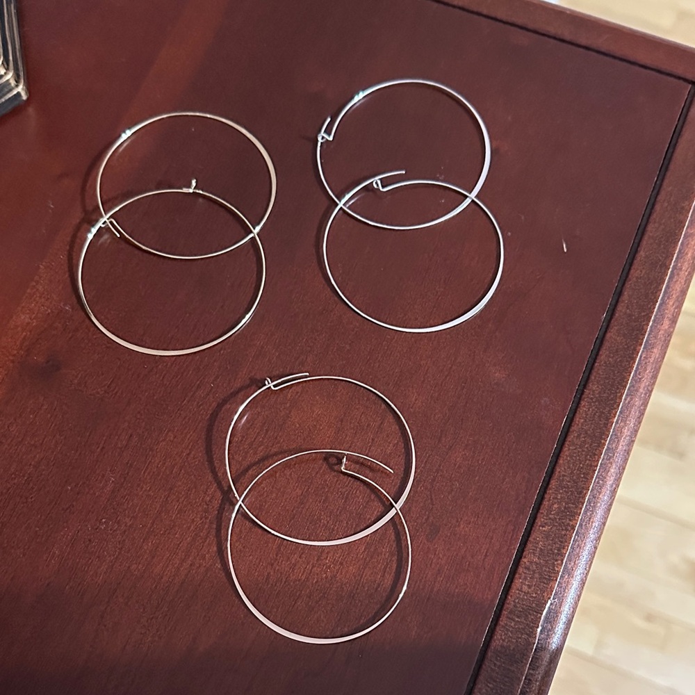Hoop Earrings Set